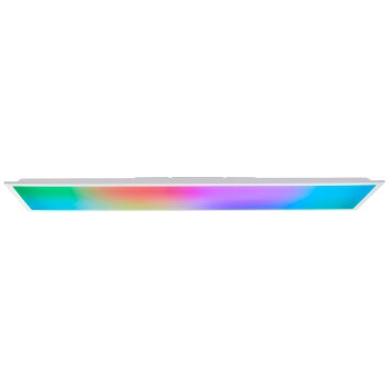 Brilliant Briston Deckenleuchte LED Weiß, 1-flammig, Fernbedienung