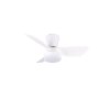 Reality Randers Deckenventilator mit Beleuchtung LED Weiß, 1-flammig, Fernbedienung