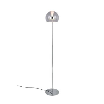 Trio Flynt Stehlampe LED Chrom, 1-flammig