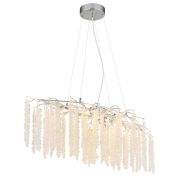 Globo Laverne Kronleuchter Chrom, 9-flammig