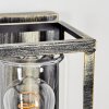 Portalis Außenwandleuchte Gold, Schwarz, 1-flammig, Bewegungsmelder