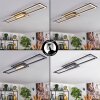 Torresella Deckenleuchte LED Schwarz, 1-flammig
