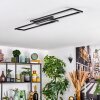 Torresella Deckenleuchte LED Schwarz, 1-flammig