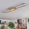 Torresella Deckenleuchte LED Schwarz, 1-flammig