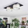 Falor Deckenleuchte LED Schwarz, 1-flammig