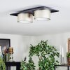 Falor Deckenleuchte LED Schwarz, 1-flammig