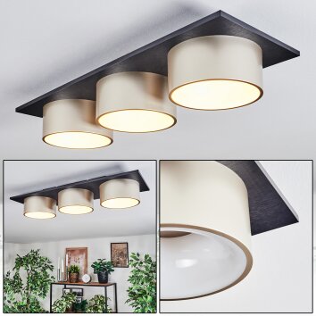 Falor Deckenleuchte LED Schwarz, 1-flammig