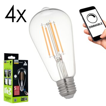 LED E27 4er Set 6 Watt 2700 Kelvin 806 Lumen