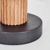 Mador Tischleuchte 2-er Set Naturfarben, Schwarz, 1-flammig