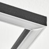Macos Deckenleuchte LED Holzoptik, Schwarz, 1-flammig