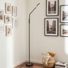 Kavin Stehleuchte LED Chrom, Schwarz, 1-flammig