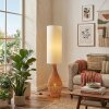 Nalek Stehleuchte Braun, Holzoptik, 2-flammig