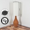 Nalek Stehleuchte Braun, Holzoptik, 2-flammig