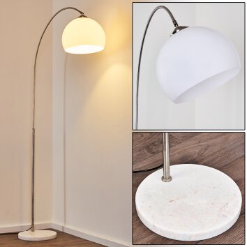 Tipitapa Bogenlampe Nickel-Matt, 1-flammig