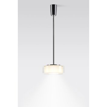 Serien Lighting CURLING Hängeleuchte Aluminium, 1-flammig